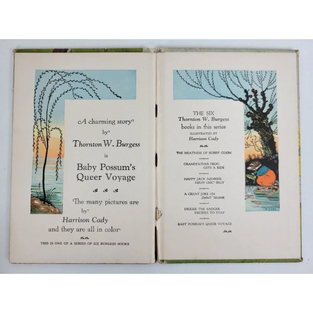 The Neatness of Bobby Coon Thornton Burgess Harrison Cady‎ Whitman Pub 1927
